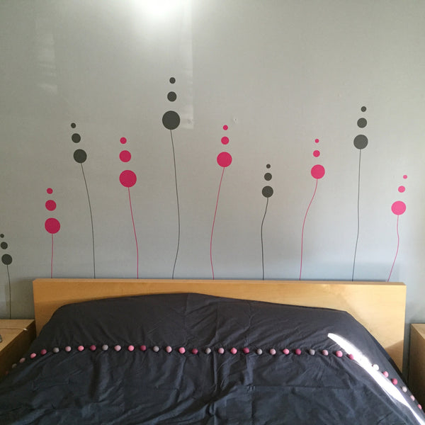 Abstract Flower Wall Stickers