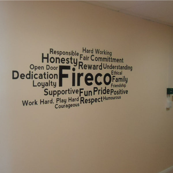 Keyword Cluster Office Wall Sticker
