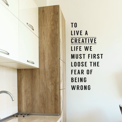 Creative Life Wall Decal Style 1