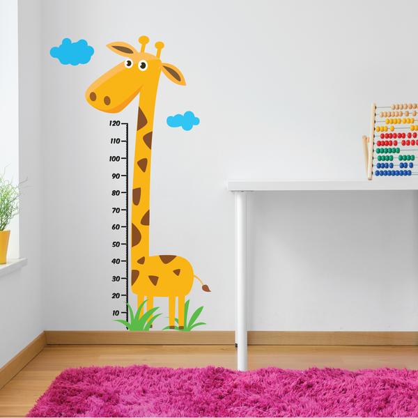kids giraffe animal sticker for a bedroom or playspace