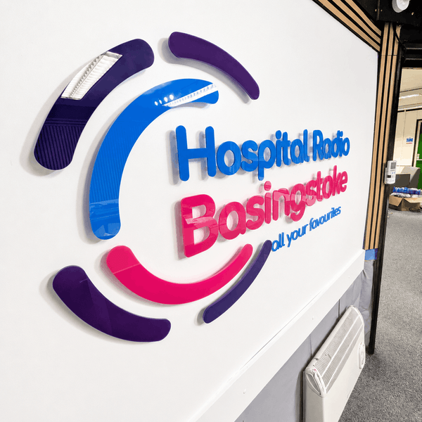 3d wall sign logo