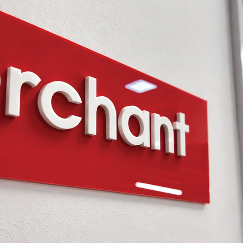 Double Layered Acrylic Sign