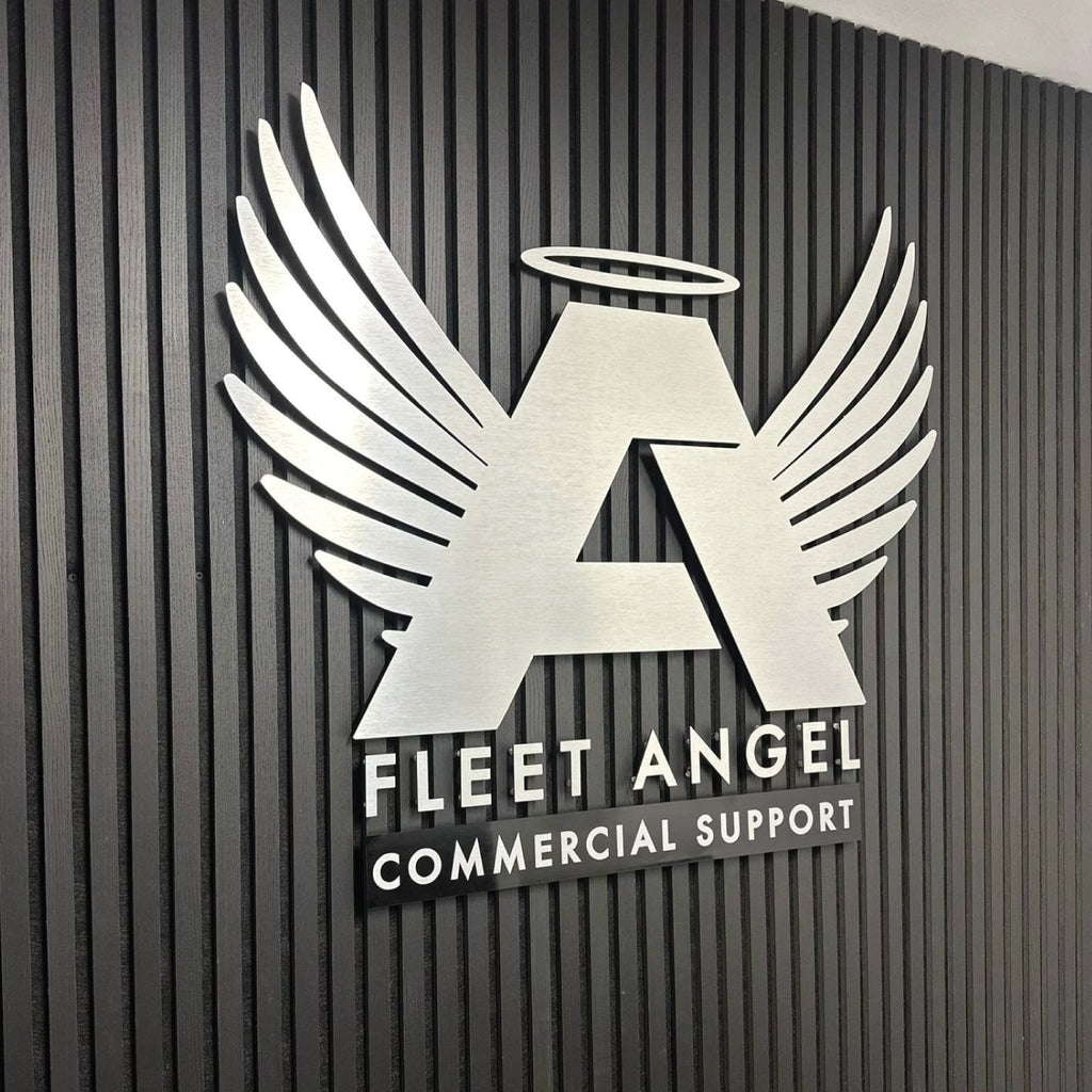 3D Brushed Metal Logo Sign For Wall | Wallboss Wall Stickers | Wall Art ...