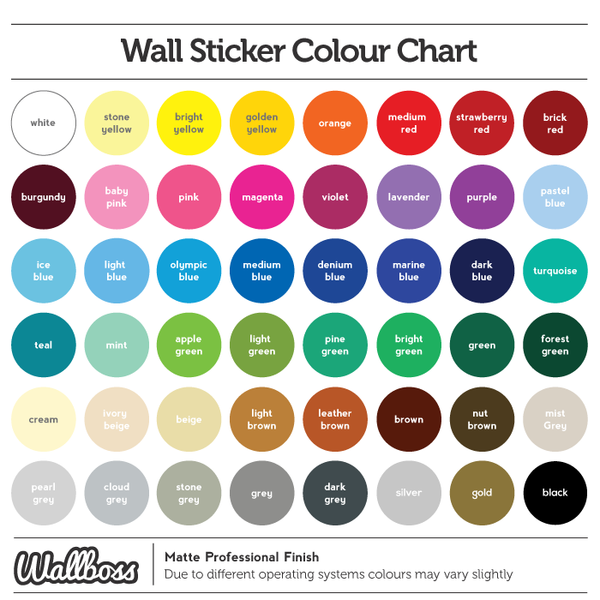 Nursery Forest Trees And Animals Wall Stickers