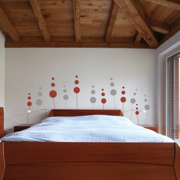 Abstract Flower Wall Stickers