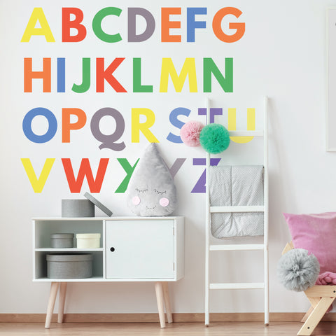 Alphabet Wall Sticker Decals