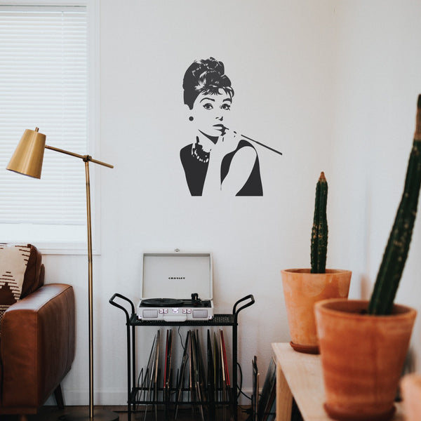 Audrey Hepburn Wall Decal