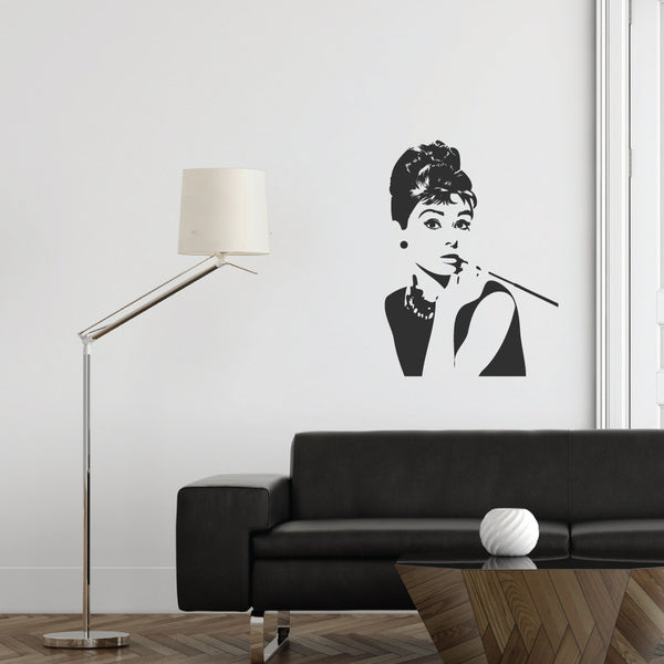 Audrey Hepburn Wall Decal