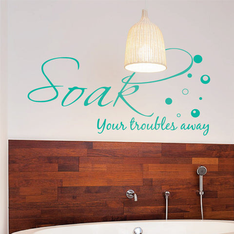 Bathroom Wall Sticker Quote