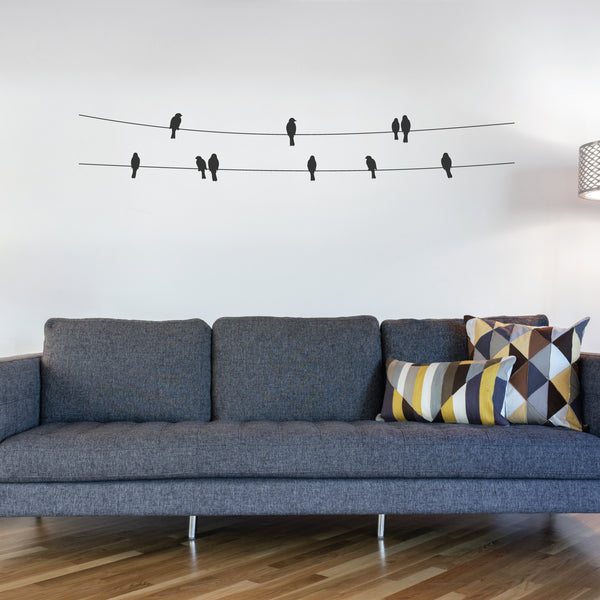 Birds On Wires Wall Vinyl