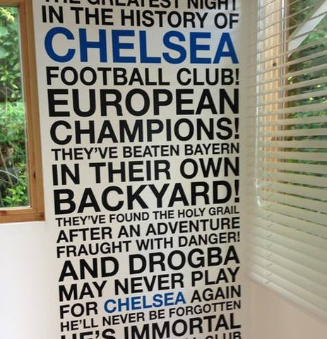 Chelsea Wall Decal Sticker