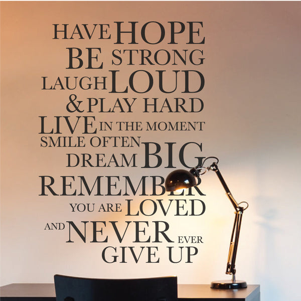 Have Hope Wall Decal