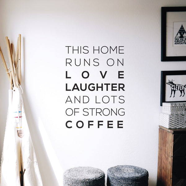 Home personalised wall sticker