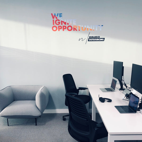 Company Printed Logo Wall Sticker