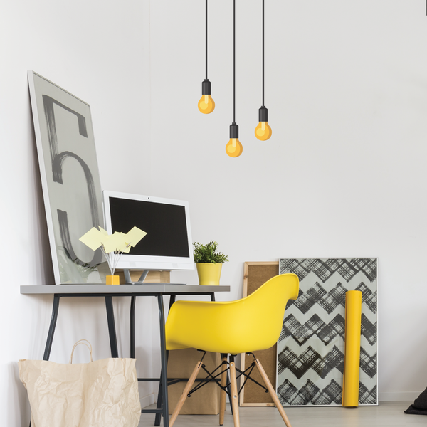 Hanging Light Bulb Wall Stickers