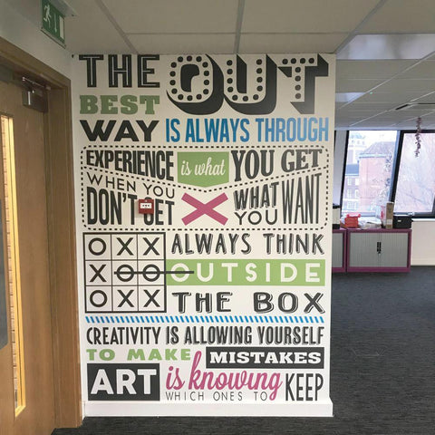 Inspirational Manifesto Wall Decal Sticker