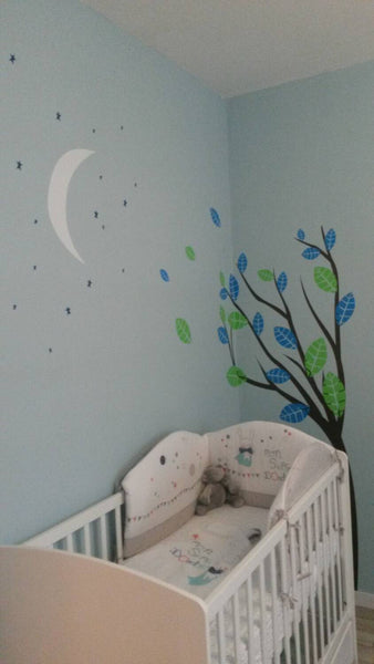 Midnight Nursery Tree Wall Sticker