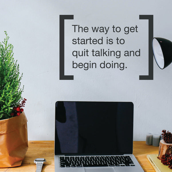 Motivational sticker for work