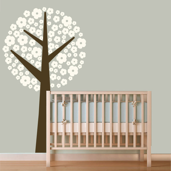 Nursery Flower Tree Wall Sticker