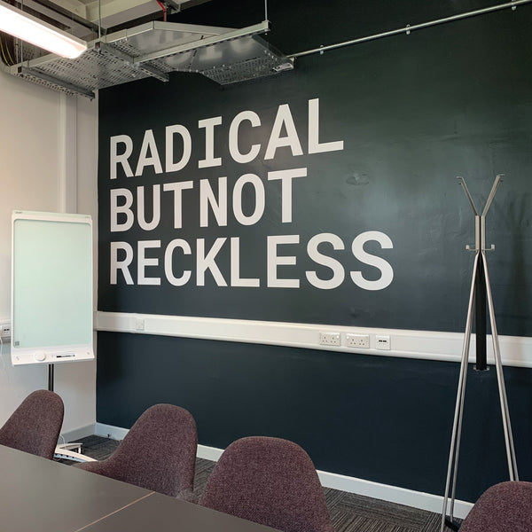 Radical But Not Reckless Wall Sticker