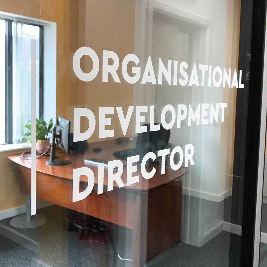 Vinyl Window Lettering | Wallboss Wall Stickers | Wall Art Stickers ...