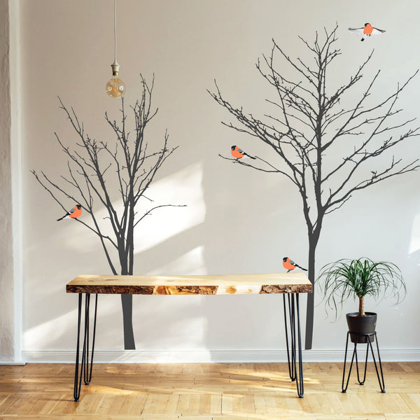 Winter Tree Wall Stickers