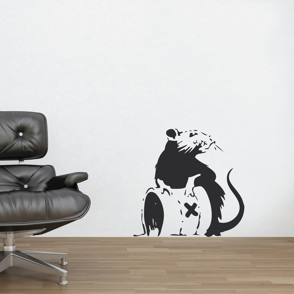 Banksy Poison Rat Wall Sticker