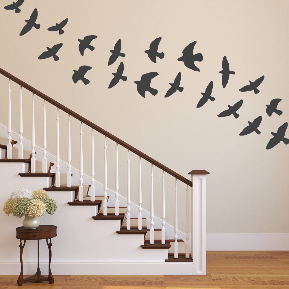 Flock of Birds Wall Stickers