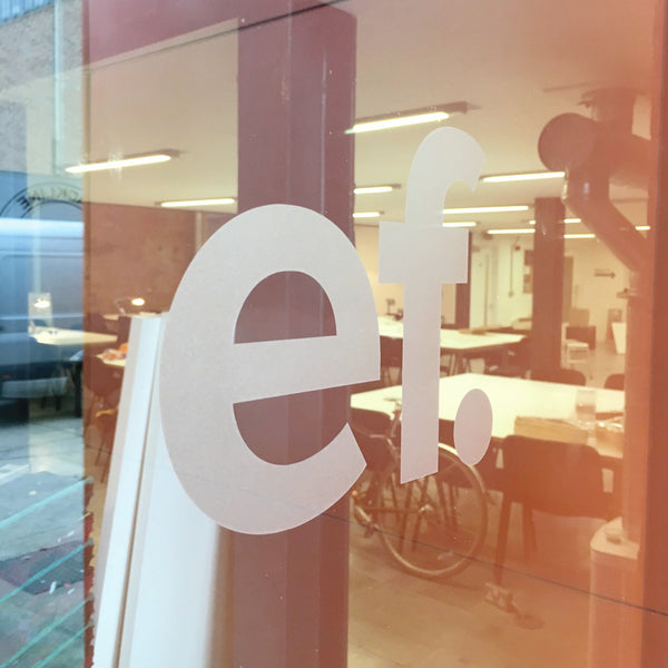 Frosted Window Vinyl Logo