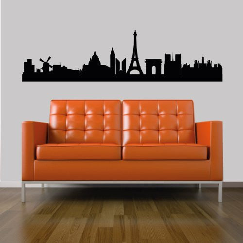 Paris Skyline Wall Decal
