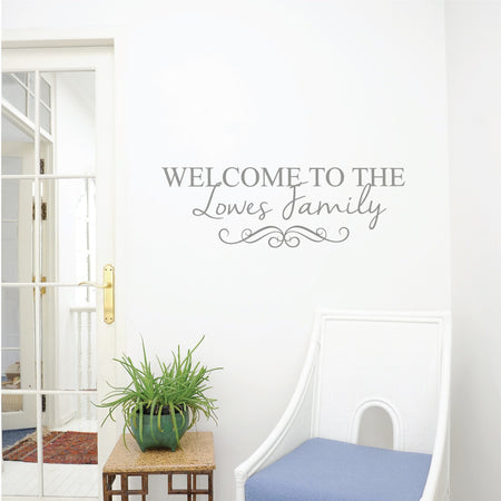 thumbnail image 2 of Personalized Family Name 'Est.' Vinyl Wall Decal – Oracal Lettering, Custom Quote Art 2 of 2